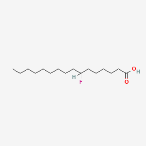 molecular formula C16H31FO2 B1209660 7-Fluorohexadecanoic acid CAS No. 86581-30-8