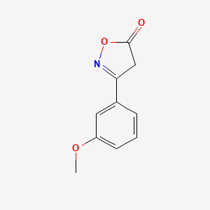 molecular formula C10H9NO3 B12096618 3-(3-methoxyphenyl)isoxazol-5(4H)-one 