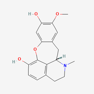 molecular formula C18H19NO4 B1209662 Celtisine CAS No. 91106-25-1
