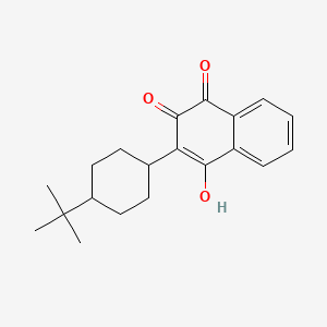 molecular formula C20H24O3 B1209664 BW 58C CAS No. 86790-29-6