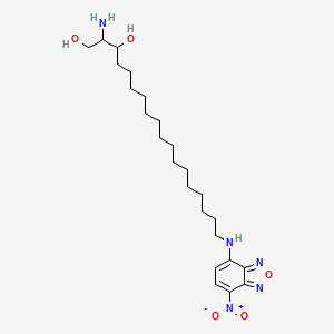 molecular formula C24H41N5O5 B12096649 omega(7-nitro-2-1,3-benzoxadiazol-4-yl)(2S,3R)-2-aminooctadecane-1,3-diol 