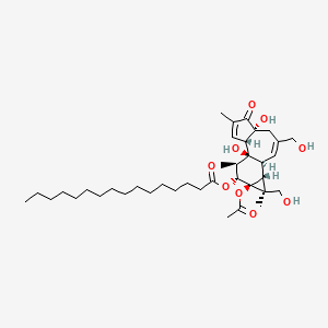 molecular formula C38H60O9 B1209666 Croton factor F1 CAS No. 53202-98-5