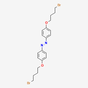 molecular formula C20H24Br2N2O2 B12096713 Diazene, 1,2-bis[4-(4-bromobutoxy)phenyl]- 
