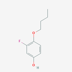 molecular formula C10H13FO2 B12096775 4-Butoxy-3-fluorophenol CAS No. 54509-31-8