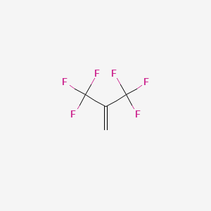 molecular formula C4H2F6 B1209683 HEXAFLUOROISOBUTENE CAS No. 382-10-5