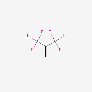 molecular formula C4H2F6 B1209683 3,3,3-Trifluoro-2-(trifluoromethyl)propene CAS No. 382-10-5