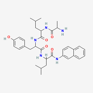 molecular formula C34H45N5O5 B12096844 H-Ala-Leu-Tyr-Leu-betaNA 