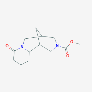 molecular formula C13H20N2O3 B12096852 (1R,5R,11aS)-methyl 8-oxooctahydro-2H-1,5-methanopyrido[1,2-a][1,5]diazocine-3(4H)-carboxylate 