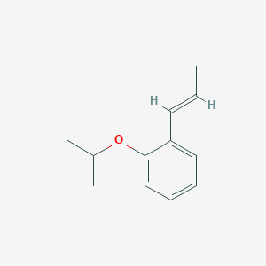 molecular formula C12H16O B12096862 Benzene, 1-(1-methylethoxy)-2-(1-propenyl)- 