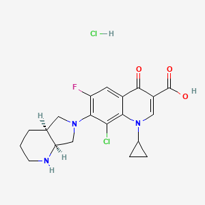 molecular formula C20H22Cl2FN3O3 B1209697 (R,R)-BAY-Y 3118 CAS No. 144194-96-7