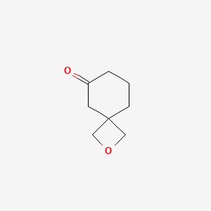 molecular formula C8H12O2 B12096975 2-Oxaspiro[3.5]nonan-6-one 