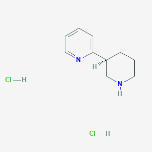 molecular formula C10H16Cl2N2 B12096981 (S)-2-(Piperidin-3-yl)pyridine dihydrochloride 