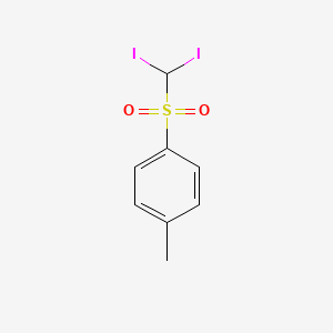 molecular formula C8H8I2O2S B1209700 1-((Diiodomethyl)sulfonyl)-4-methylbenzene CAS No. 20018-09-1