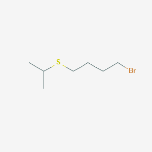 molecular formula C7H15BrS B12097003 1-Bromo-4-(propan-2-ylsulfanyl)butane 
