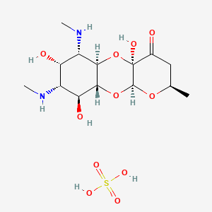 molecular formula C14H26N2O11S B1209701 Spectinomycin Sulfate CAS No. 23312-56-3