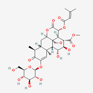 molecular formula C32H42O16 B1209706 Bruceoside A CAS No. 63306-30-9