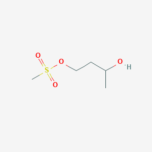 molecular formula C5H12O4S B12097073 R-1-Methanesulfonate-1,3-Butanediol 