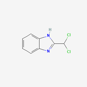 molecular formula C8H6Cl2N2 B1209713 2-(Dichloromethyl)-1H-benzimidazole CAS No. 5466-57-9