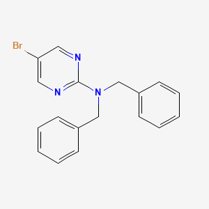 molecular formula C18H16BrN3 B12097144 N,N-dibenzyl-5-bromopyrimidin-2-amine CAS No. 886366-28-5