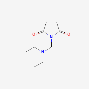 molecular formula C9H14N2O2 B12097158 1H-Pyrrole-2,5-dione, 1-[(diethylamino)methyl]- CAS No. 64432-31-1