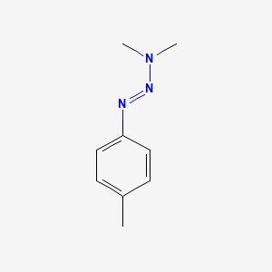 molecular formula C9H13N3 B1209717 3,3-Dimethyl-1-p-tolyltriazene CAS No. 7203-89-6