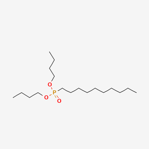 molecular formula C18H39O3P B12097328 Dibutyl decylphosphonate CAS No. 36378-71-9