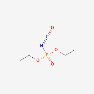 molecular formula C5H10NO4P B1209736 Diethoxyphosphoryl isocyanate CAS No. 20039-33-2