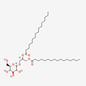 molecular formula C41H78O10 B1209745 1,2-Dipalmitoyl-3-glucosylglycerol CAS No. 29781-76-8