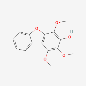 molecular formula C15H14O5 B1209750 beta-Pyrufuran CAS No. 88256-04-6
