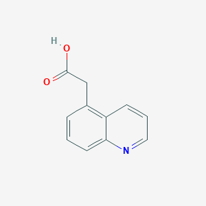molecular formula C11H9NO2 B120976 2-(Quinolin-5-YL)acetic acid CAS No. 152150-03-3
