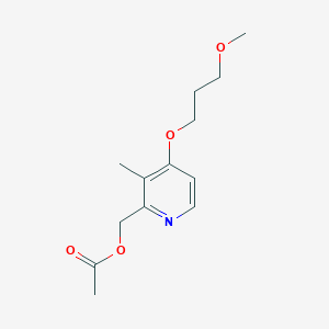 (4-(3-Methoxypropoxy)-3-methylpyridin-2-yl)methyl acetate