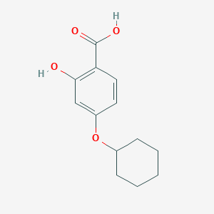 molecular formula C13H16O4 B12097724 4-(Cyclohexyloxy)-2-hydroxybenzoic acid 