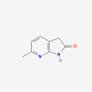 molecular formula C8H8N2O B12097749 6-Methyl-1H-pyrrolo[2,3-b]pyridin-2(3H)-one 