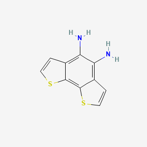 molecular formula C10H8N2S2 B12097777 thieno[3,2-g][1]benzothiole-4,5-diamine 