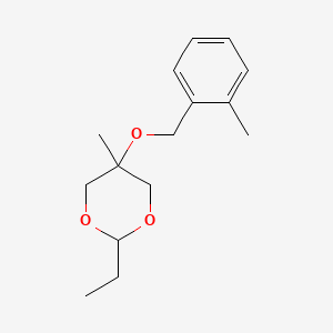 cis-2-Ethyl-5-methyl-5-(2-methylbenzyloxy)-1,3-dioxane