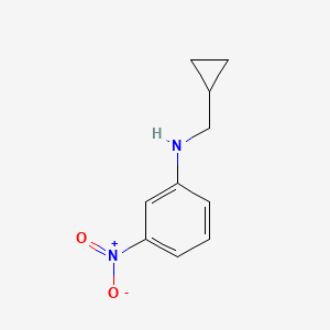 molecular formula C10H12N2O2 B12097816 N-(cyclopropylmethyl)-3-nitroaniline 