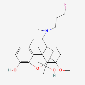 3-(3-Fluoropropyl)-6-(2-hydroxypropan-2-yl)-7-methoxy-1,2,3,4,5,6,7,7a-octahydro-4a,7-ethano-4,12-methano[1]benzofuro[3,2-e]isoquinolin-9-ol