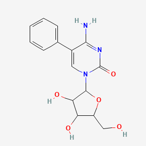 molecular formula C15H17N3O5 B12097887 5-Phenylcytidine 