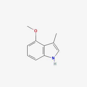 molecular formula C10H11NO B12097921 4-methoxy-3-methyl-1H-indole 