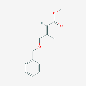 3-(Benzyloxymethyl)isocrotonic acid methyl ester