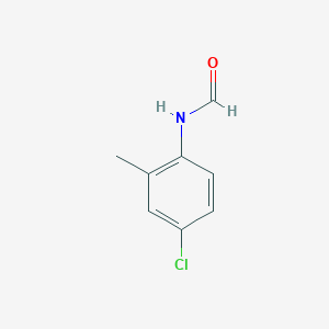 molecular formula C8H8ClNO B1209800 Formamide, N-(4-chloro-2-methylphenyl)- CAS No. 21787-81-5