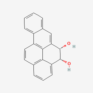 molecular formula C20H14O2 B1209803 BENZO(a)PYRENE-4,5-DIOL, 4,5-DIHYDRO-, cis- CAS No. 51689-89-5