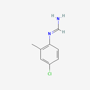 molecular formula C8H9ClN2 B1209804 N,N-Didemethylchlordimeform CAS No. 57151-04-9