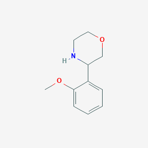 molecular formula C11H15NO2 B12098108 3-(2-Methoxyphenyl)morpholine 