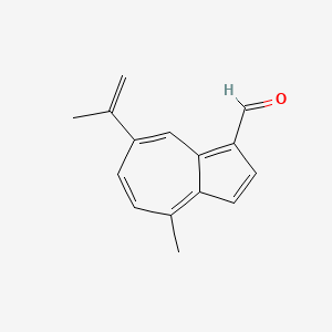 molecular formula C15H14O B1209813 Lactaroviolin CAS No. 85-33-6