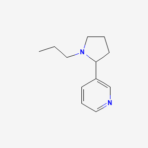 molecular formula C12H18N2 B1209816 N'-Propylnornicotine CAS No. 91907-45-8