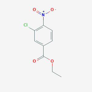molecular formula C9H8ClNO4 B12098162 Ethyl 3-chloro-4-nitrobenzoate 