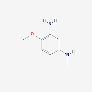 molecular formula C8H12N2O B12098188 4-Methoxy-N1-methylbenzene-1,3-diamine 