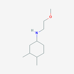 molecular formula C11H23NO B12098330 N-(2-methoxyethyl)-3,4-dimethylcyclohexan-1-amine 