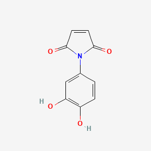 B1209834 N-(3,4-Dihydroxyphenyl)maleimide CAS No. 71573-09-6